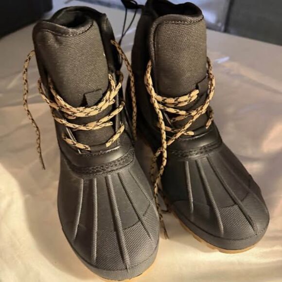 New Black Duck Boots Size 8 - Picture 2 of 4
